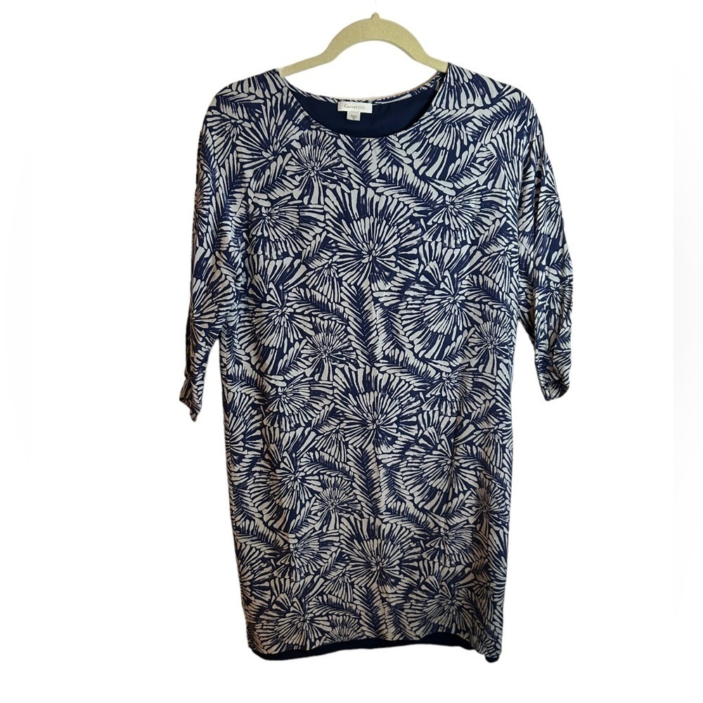 GARNET HILL SILK 3/4 SLEEVE DRESS